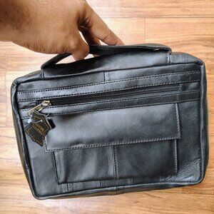 Genuine Leather Bible Organizer Book Cover for Unisex